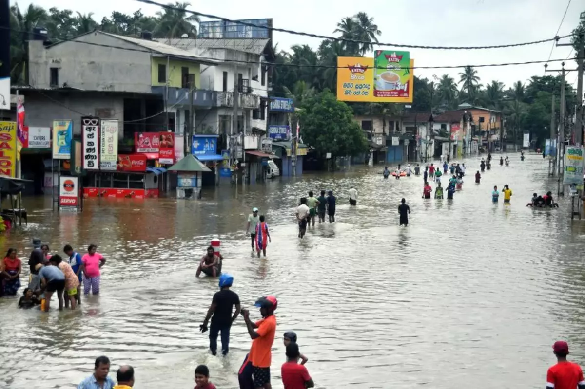 Sri Lanka\'da Şiddetli Yağışlar Sonucu Büyük Sel Alarmı