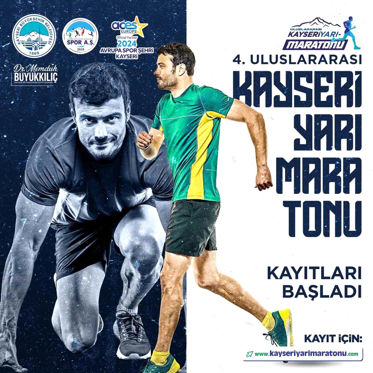 Kayseri\'de Uluslararası Yarı Maraton Kayıtları Başladı
