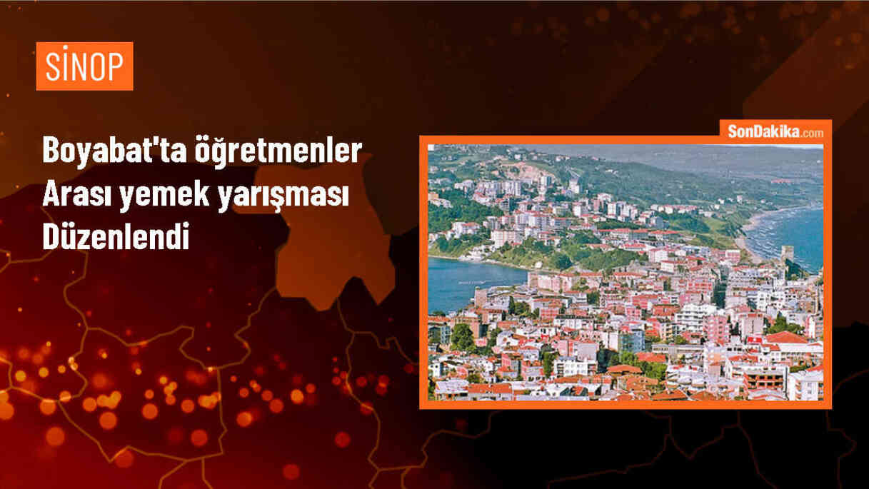 Sinop\'ta Öğretmenler Arası Yemek Yarışması Düzenlendi