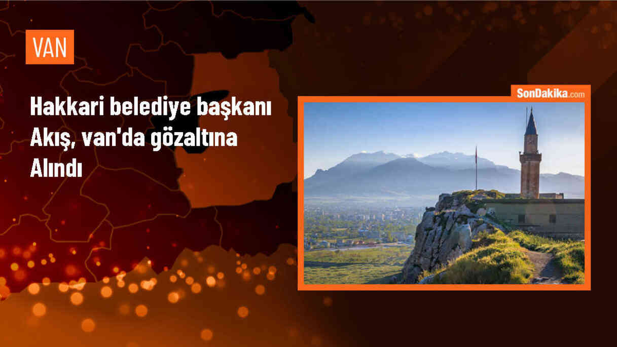 Hakkari Belediye Başkanı Van\'da gözaltına alındı