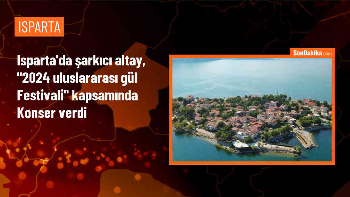 Altay Biber\'in konseriyle 2024 Uluslararası Gül Festivali sona erdi
