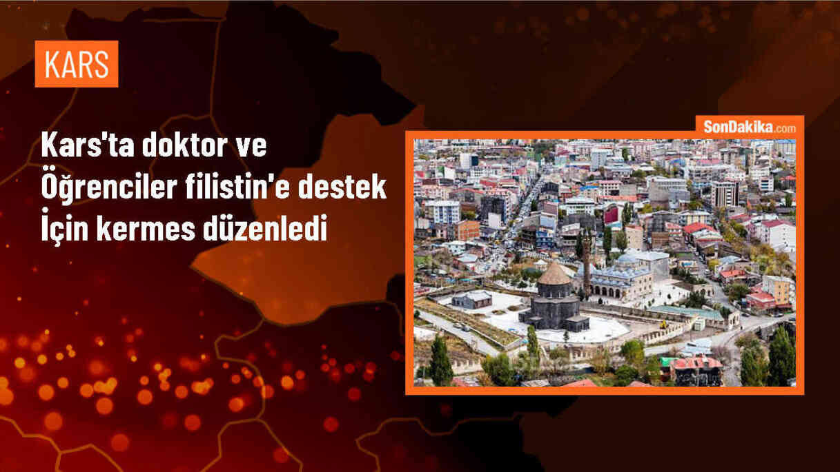 Kafkas Üniversitesi Öğrencileri Filistin\'e Destek İçin Kermes Düzenledi