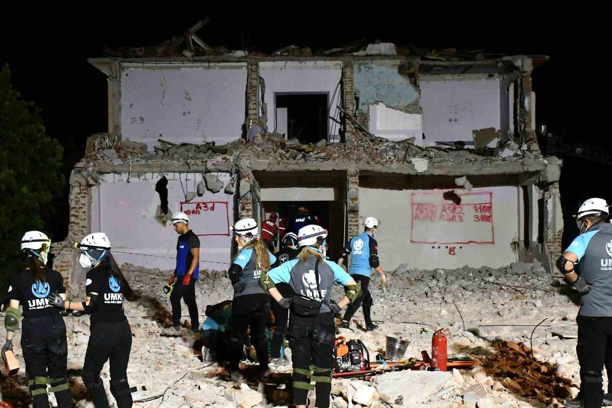 Trakya\'da Enkaz Arama Kurtarma Tatbikatı Gerçekleştirildi