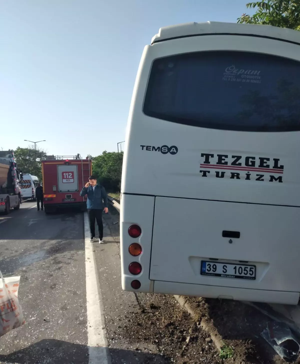 Lüleburgaz\'da Zincirleme Trafik Kazasında 19 Kişi Yaralandı