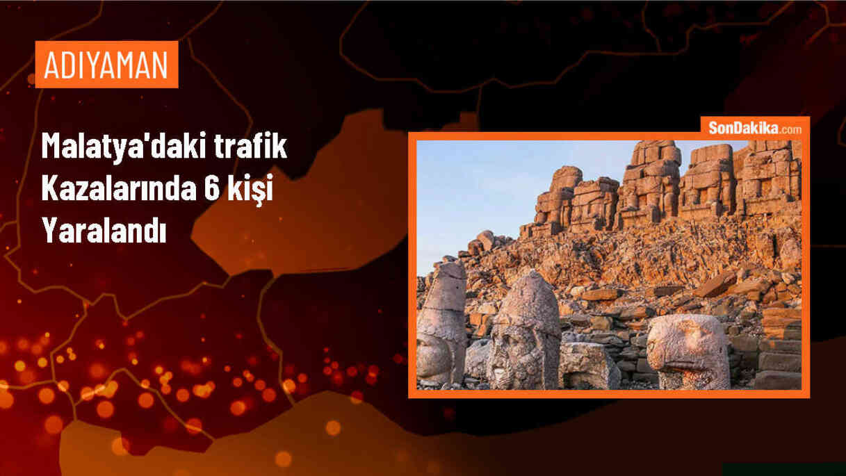 Malatya\'da meydana gelen trafik kazalarında 6 kişi yaralandı