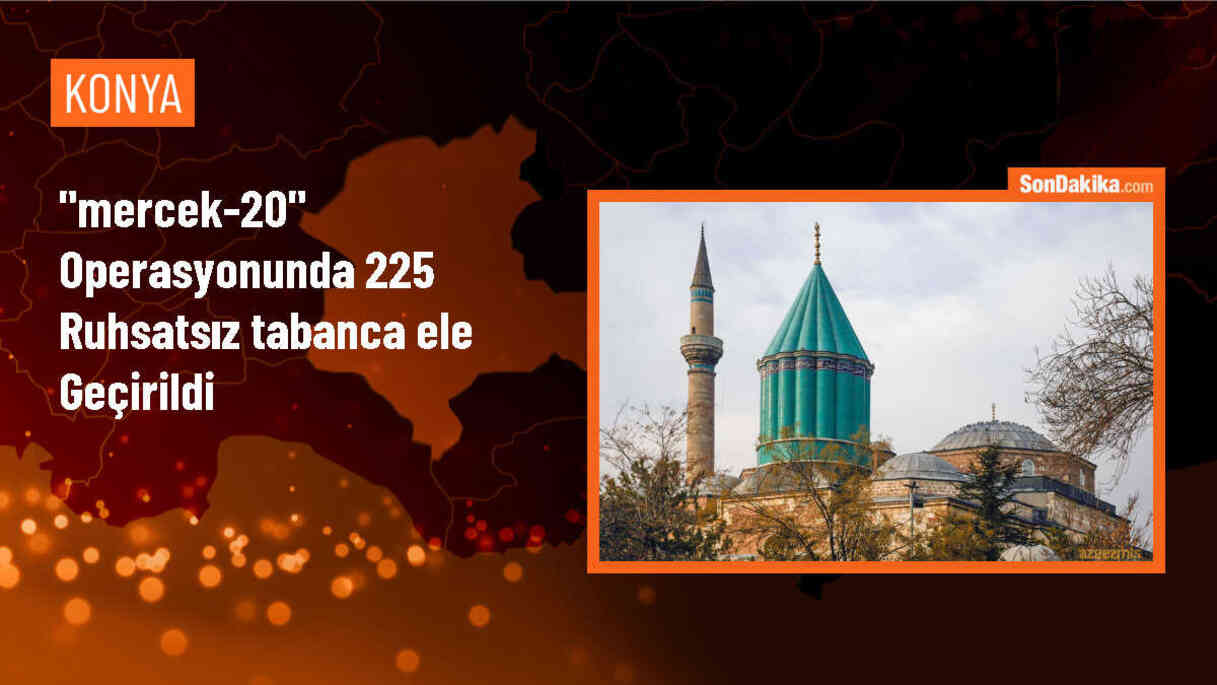İçişleri Bakanı: Konya\'da 225 ruhsatsız tabanca ele geçirildi