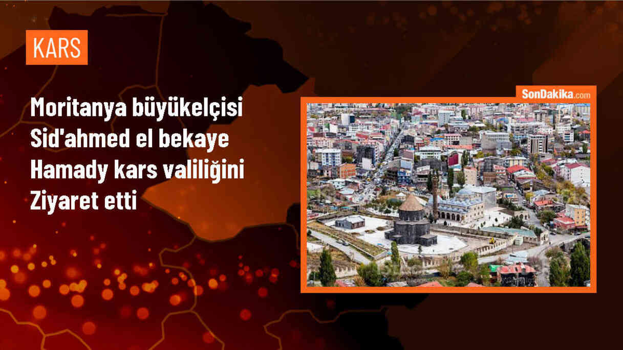 Moritanya Büyükelçisi ve Askeri Ataşe Kars Valiliğini Ziyaret Etti