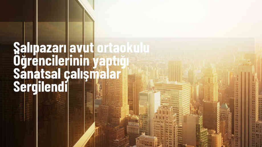 Salıpazarı Avut Ortaokulu Öğrencileri Resim Sergisi Açtı