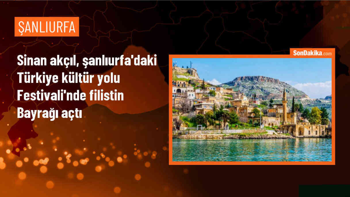Sinan Akçıl Şanlıurfa\'da Filistin\'e Destek Verdi