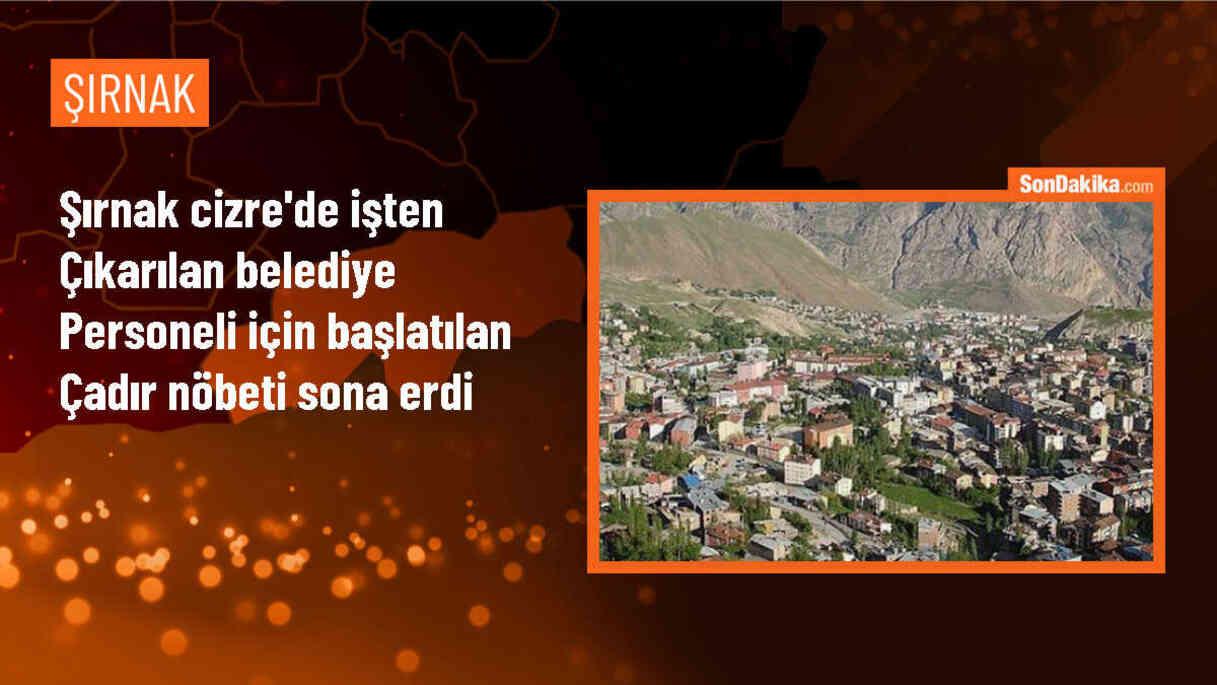 Cizre\'deki çadır nöbeti sona erdi