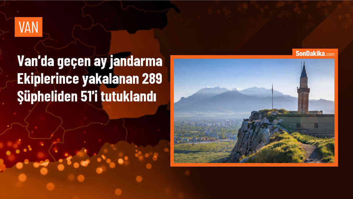 Van\'da Jandarma Operasyonunda 51 Şüpheli Tutuklandı