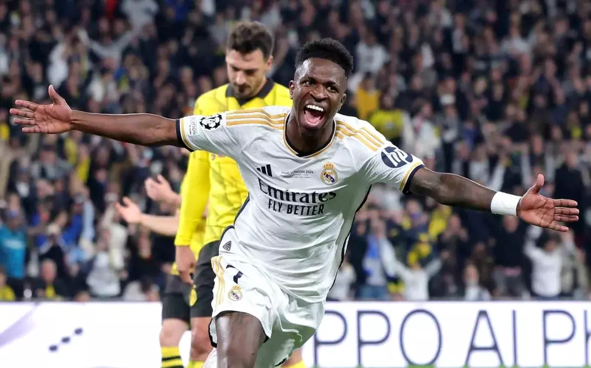 Vinicius Junior, UEFA Şampiyonlar Ligi\'nde sezonun en iyi futbolcusu seçildi