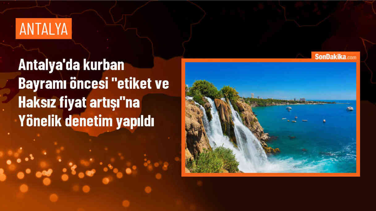 Antalya\'da Kurban Bayramı öncesi market denetimi yapıldı