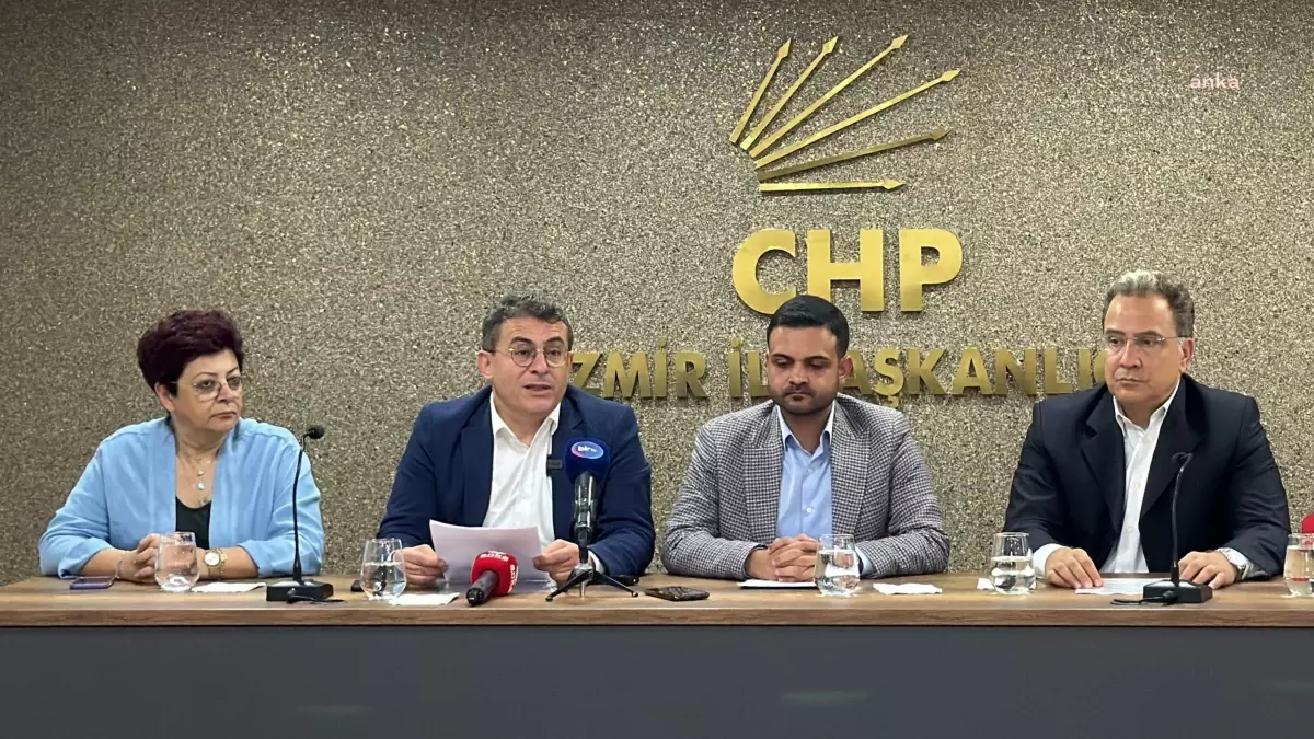 CHP İzmir İl Başkanlığı, \'9. Yargı Paketi\' Taslağındaki \'Etki Ajanlığı\' Düzenlemesine Karşı Çıkıyor