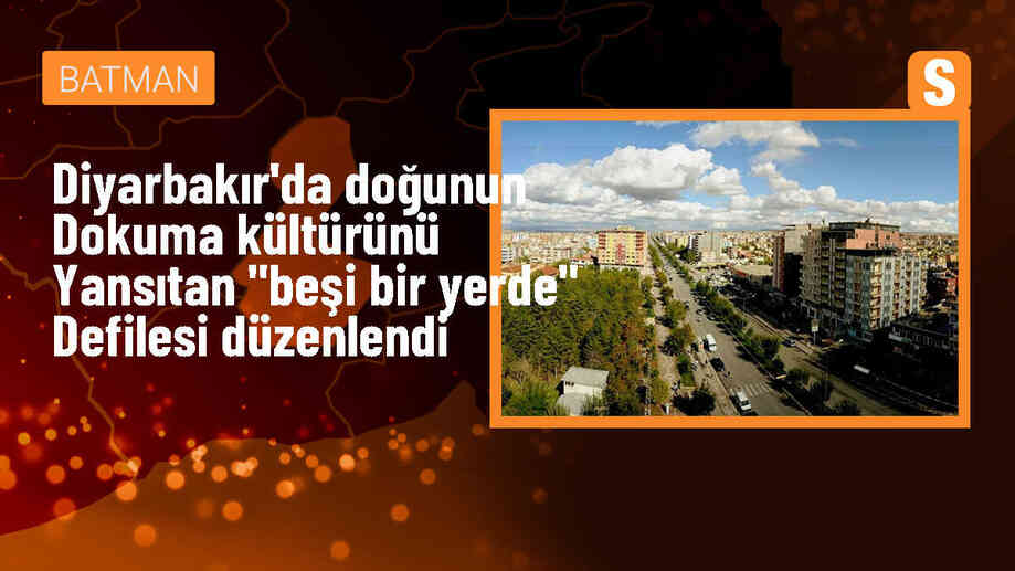 Diyarbakır\'da Beşi Bir Yerde adlı defilede 5 ilin dokuma kültürüyle tasarlanan kıyafetler sergilendi