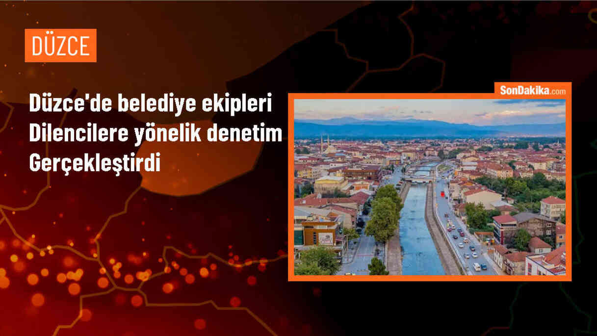 Düzce\'de Dilencilere Yönelik Denetim