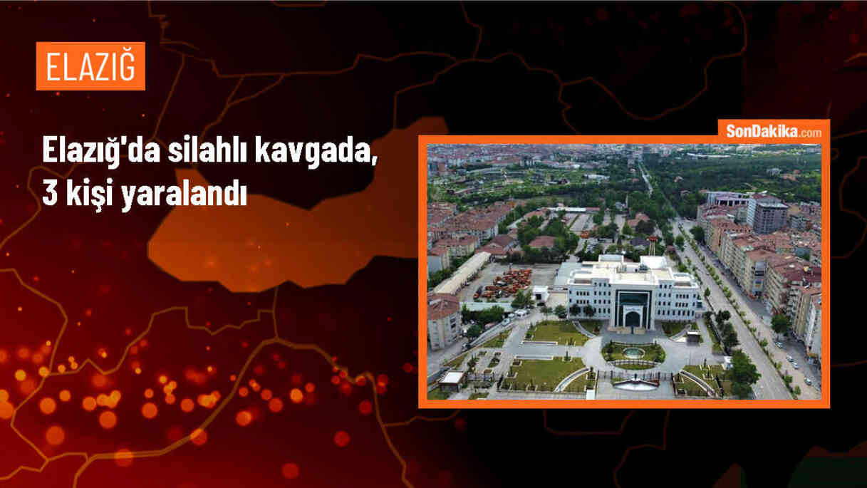 Elazığ\'da çıkan silahlı kavgada 3 kişi yaralandı