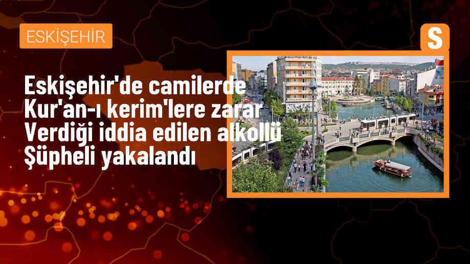 Eskişehir\'de Alkollü Şüpheli Camilerde Kur\'an-ı Kerim Yırttı
