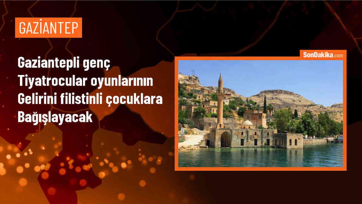 Gaziantep\'te Gönüllü Gençlerden Filistinli Çocuklara Yardım