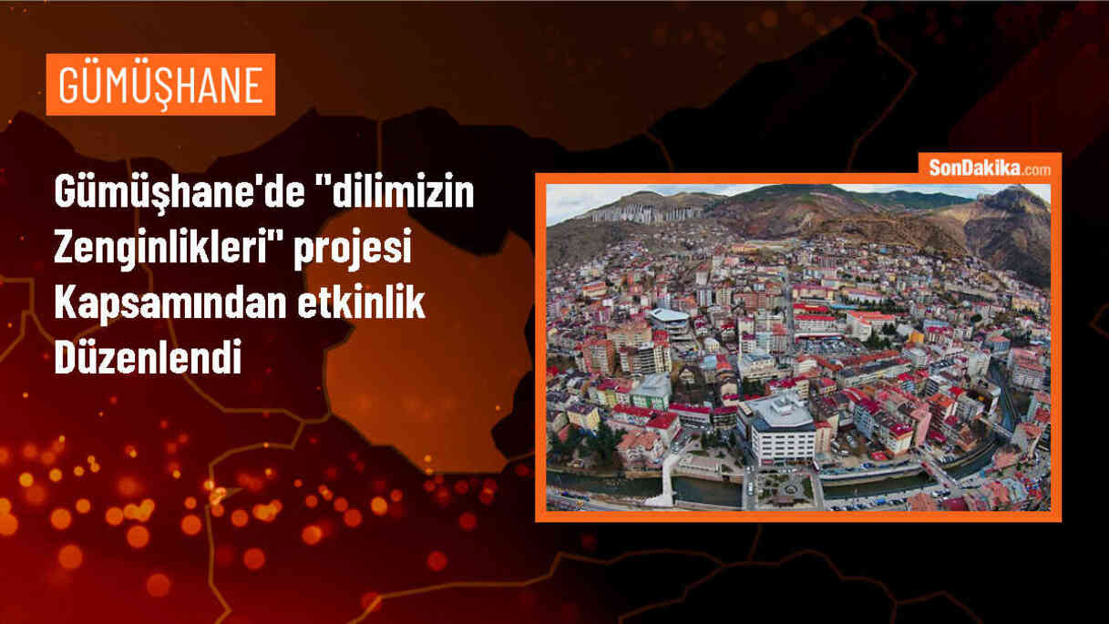 Gümüşhane\'de Türkçe\'nin Zenginlikleri Sergisi Açıldı