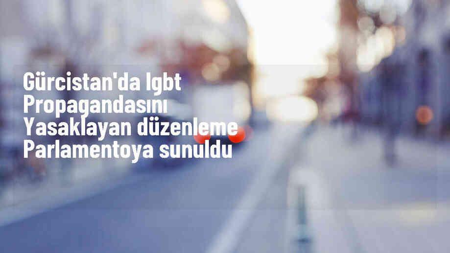 Gürcistan\'da eşcinsel evlilik ve evlat edinmeyi yasaklayan yasa tasarısı sunuldu