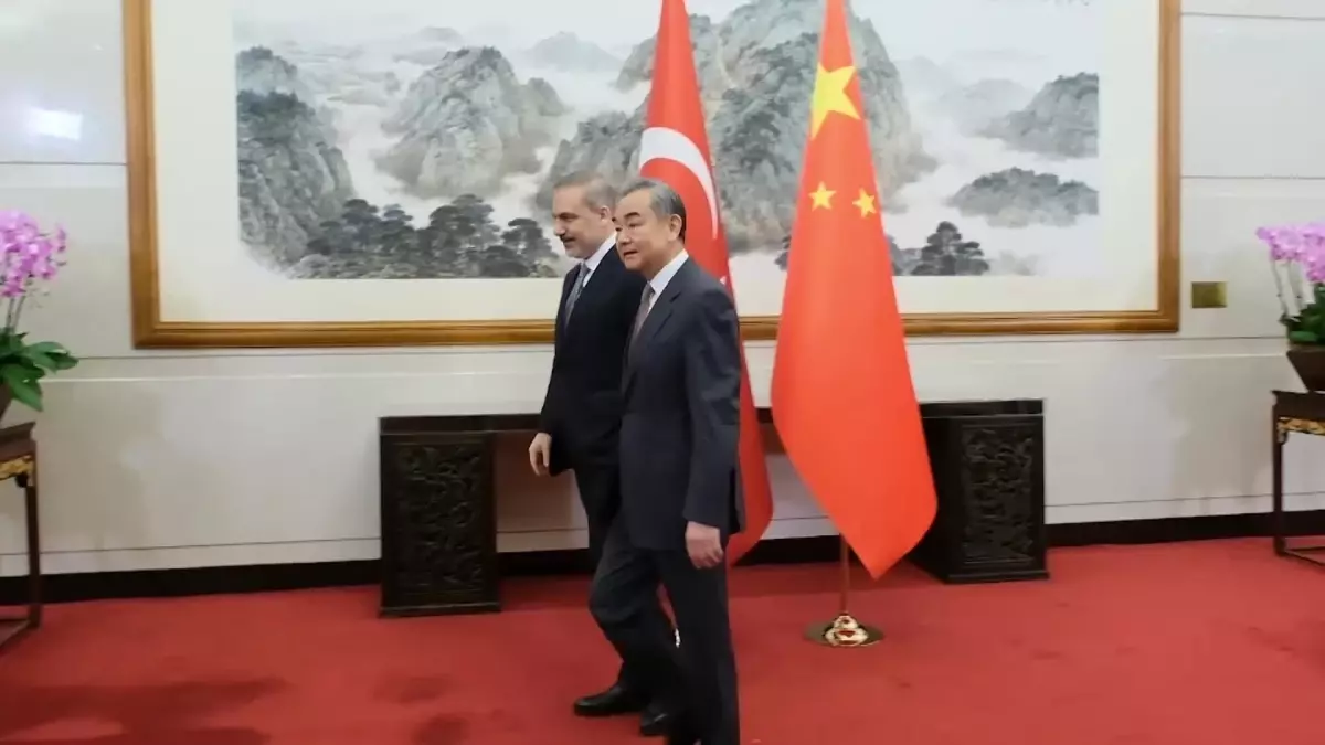 Dışişleri Bakanı Hakan Fidan, Çin Dışişleri Bakanı Wang Yi ile ortak basın toplantısı düzenledi