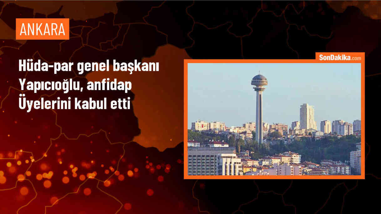 HÜDA-PAR Genel Başkanı Zekeriya Yapıcıoğlu, Filistin Dayanışma Platformu üyelerini kabul etti