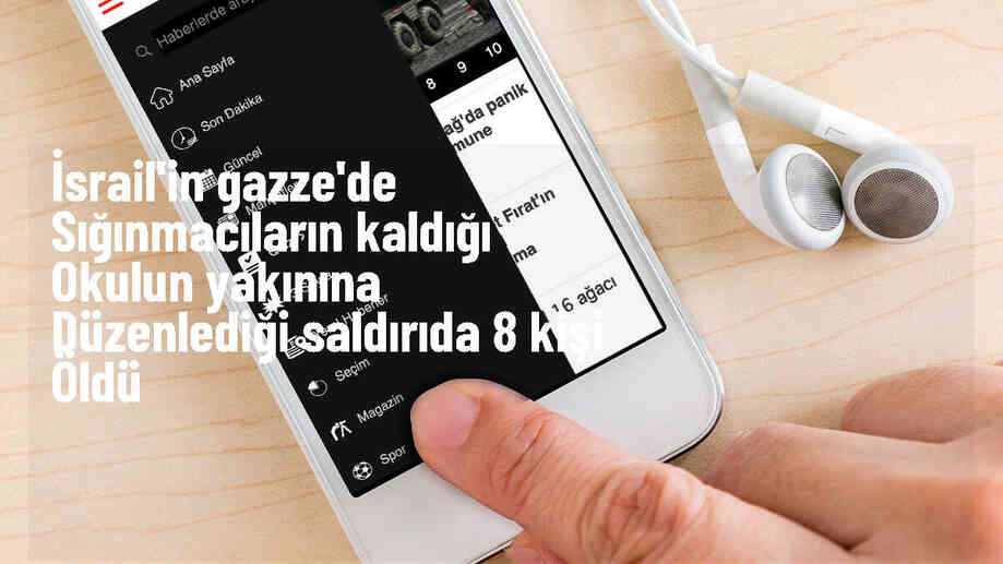 İsrail Savaş Uçakları Gazze\'de Okul Yakınında Saldırı Düzenledi: 8 Ölü