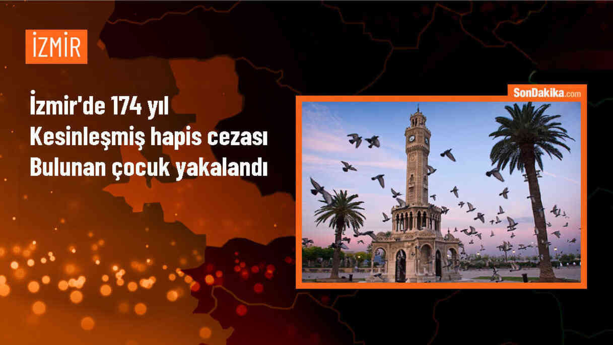 Karşıyaka\'da 174 Yıl Hapis Cezası Bulunan Çocuk Yakalandı