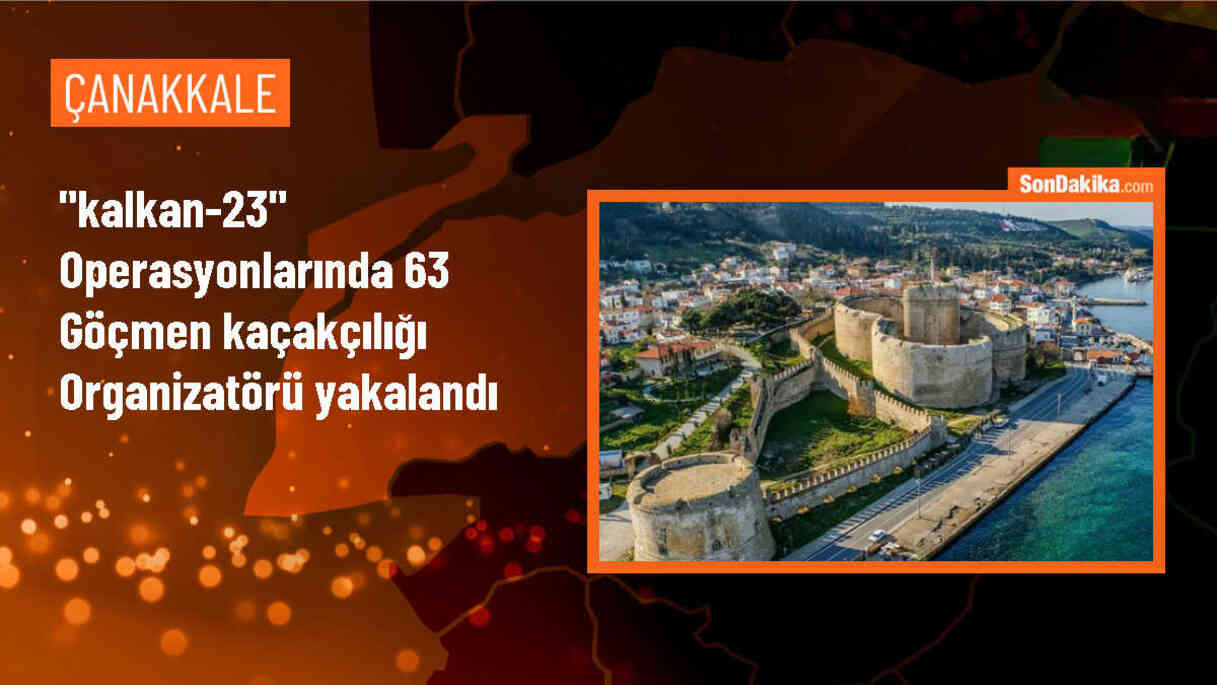 İçişleri Bakanı: 63 Göçmen Kaçakçılığı Organizatörü Yakalandı