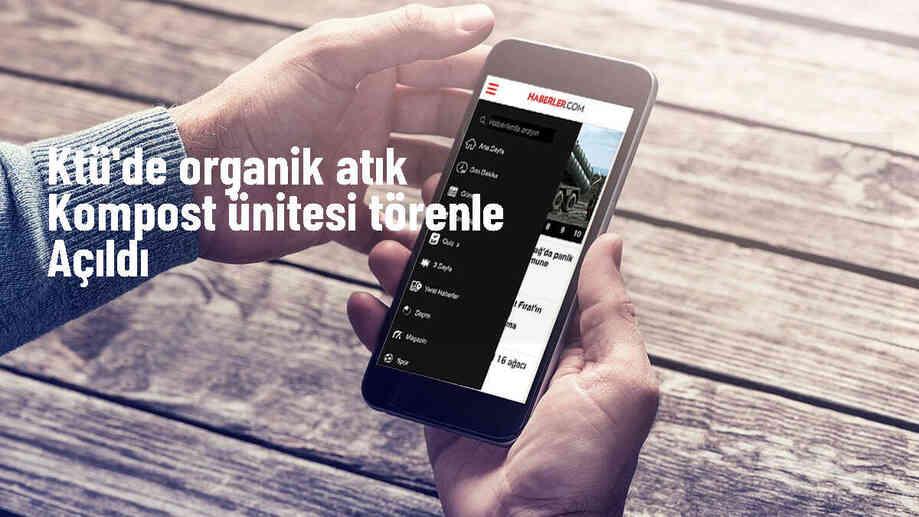 KTÜ\'de Organik Atık Kompost Ünitesi Açıldı