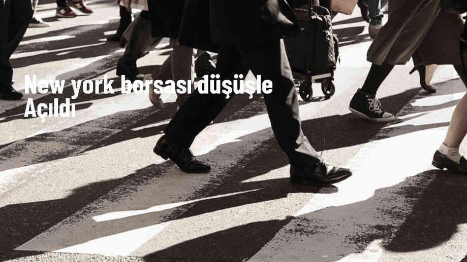 New York Borsası Düşüşle Başladı