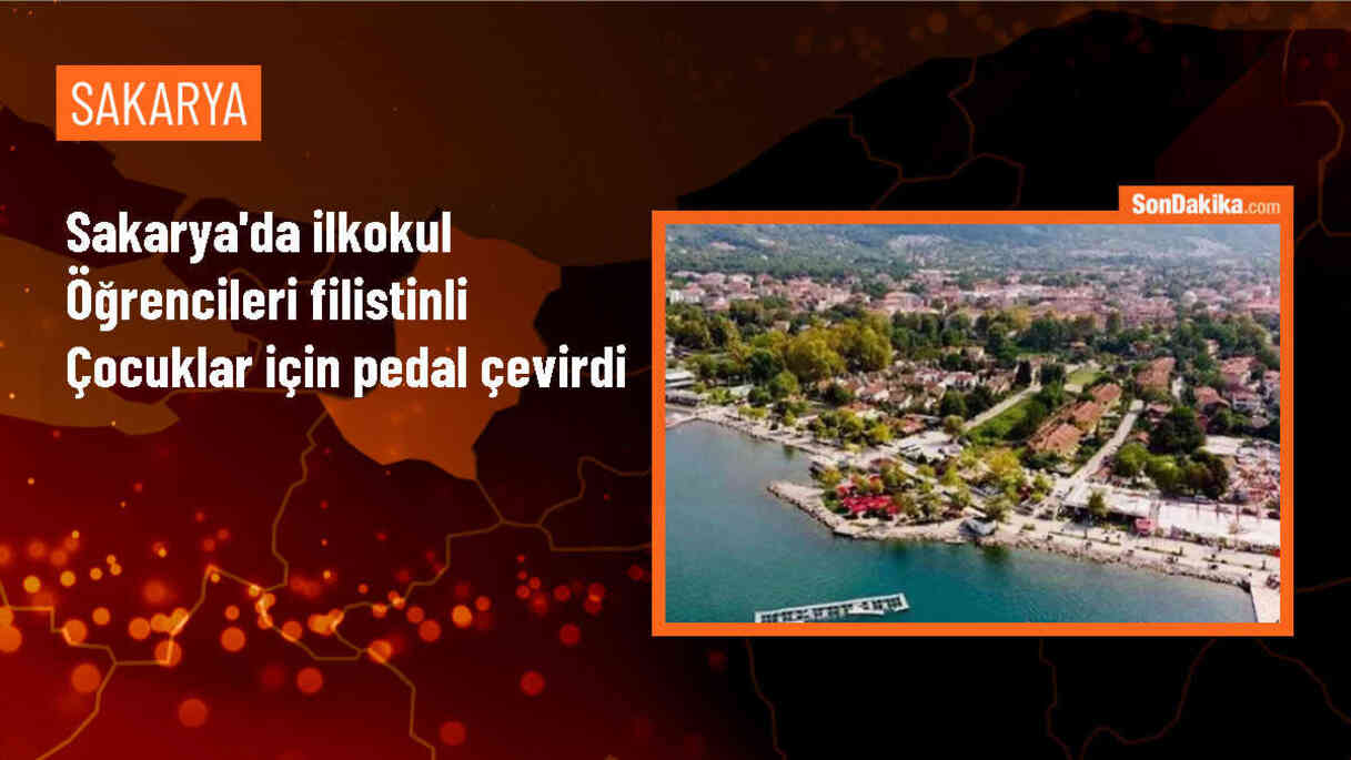 Sakarya\'da İlkokul Öğrencileri Filistinli Çocuklara Destek İçin Pedal Çevirdi