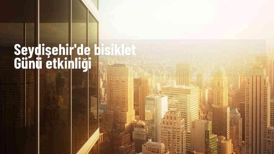 Seydişehir\'de Dünya Bisiklet Günü Etkinliği