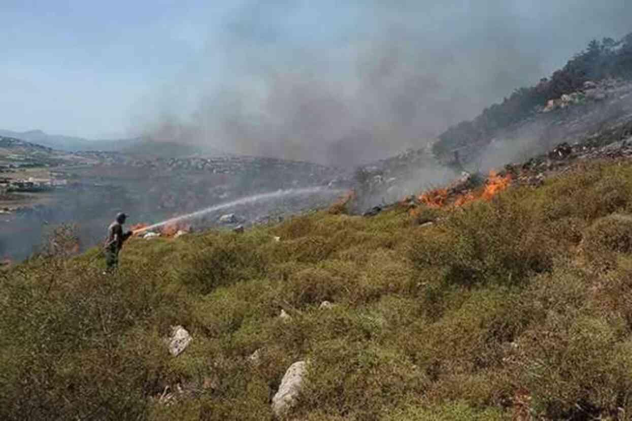 Sıcaklık 40 dereceyi buldu! Hizbullah'ın roket yağmuru İsrail'i yangın yerine çevirdi