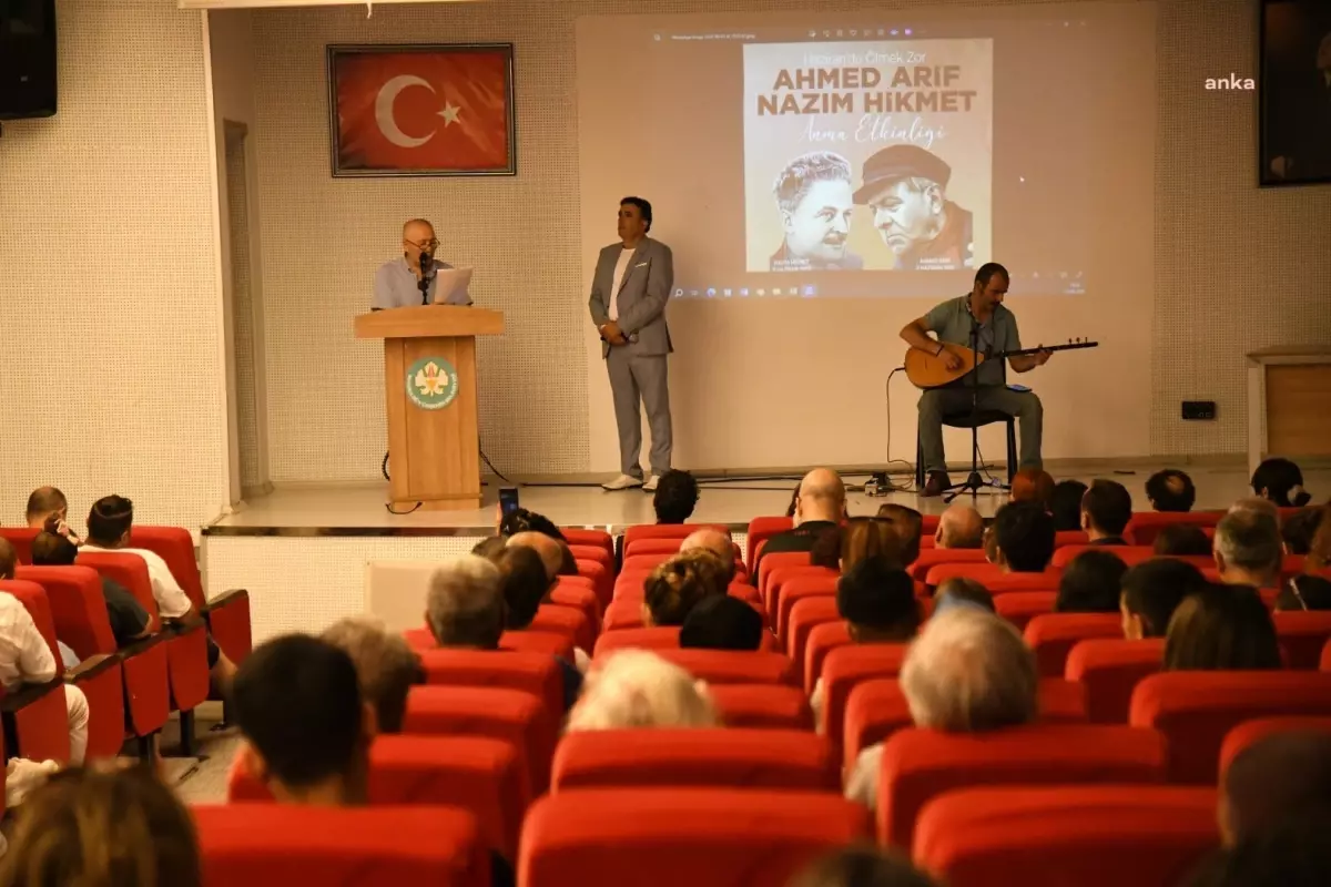 Manisa\'da Nazım Hikmet ve Ahmed Arif anıldı