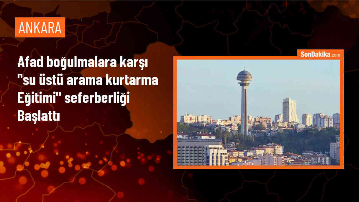 AFAD, su üstü arama kurtarma eğitimi düzenliyor