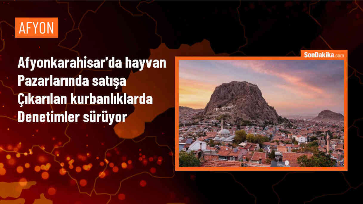 Afyonkarahisar\'da Kurban Bayramı öncesi hayvan satışları denetleniyor