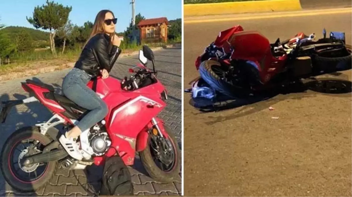 Genç kızdan geriye çok sevdiği motoruyla çekilen fotoğrafları kaldı