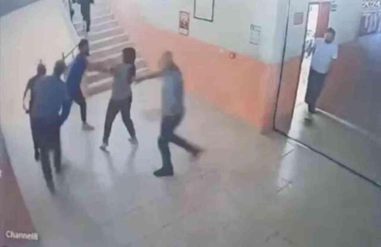 Çorum'da okul basan yabancı uyruklu veli, okul müdürünü zincirle darbetti