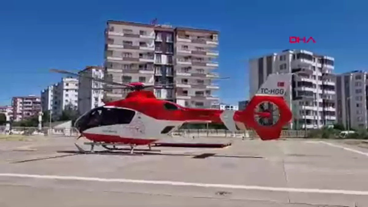 Diyarbakır\'da at kazası: İlhami Olca ambulans helikopterle hastaneye kaldırıldı