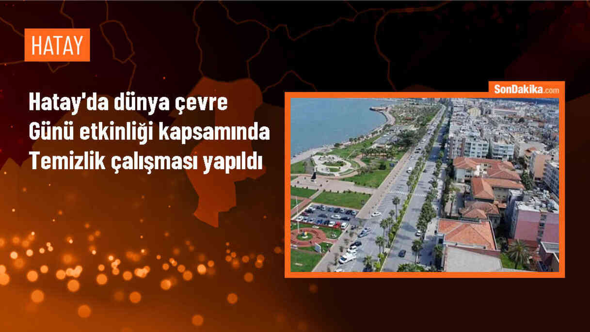 Hatay\'da Dünya Çevre Günü etkinlikleri kapsamında temizlik çalışmaları gerçekleştirildi