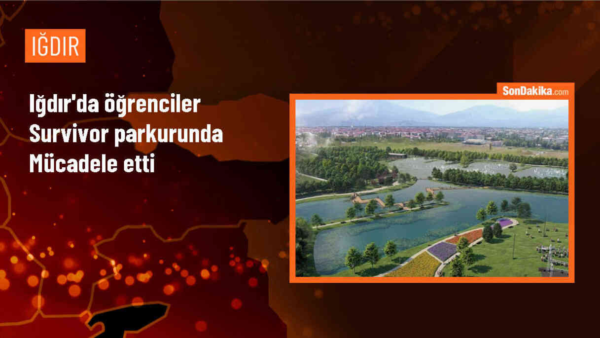 Iğdır\'da Öğrenciler Survivor Parkurunda Mücadele Etti