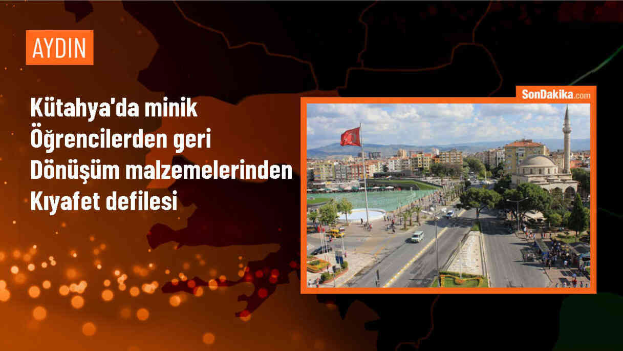 Kütahya\'da Anaokulu Öğrencilerinden Geri Dönüşüm Defilesi
