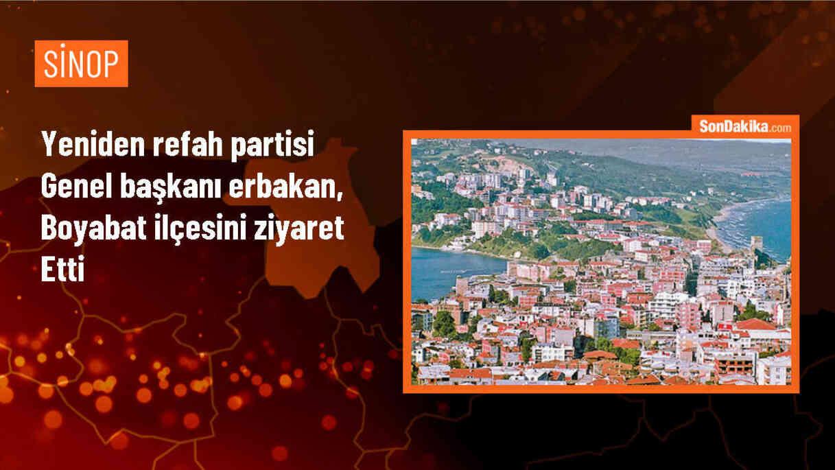 Fatih Erbakan Boyabat\'ta ziyaretlerde bulundu