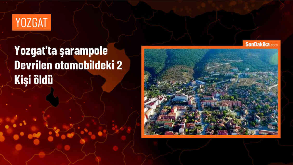 Yerköy\'de Otomobil Şarampole Devrildi: 2 Ölü, 2 Yaralı