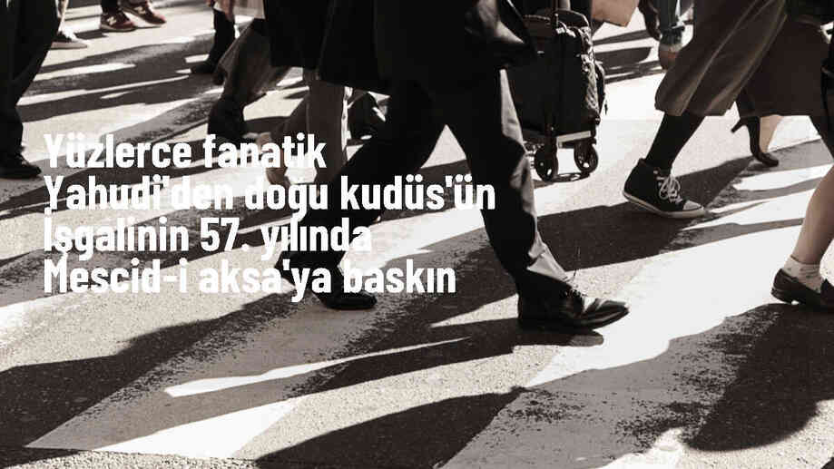 Fanatik Yahudiler Mescid-i Aksa\'ya Baskın Düzenledi