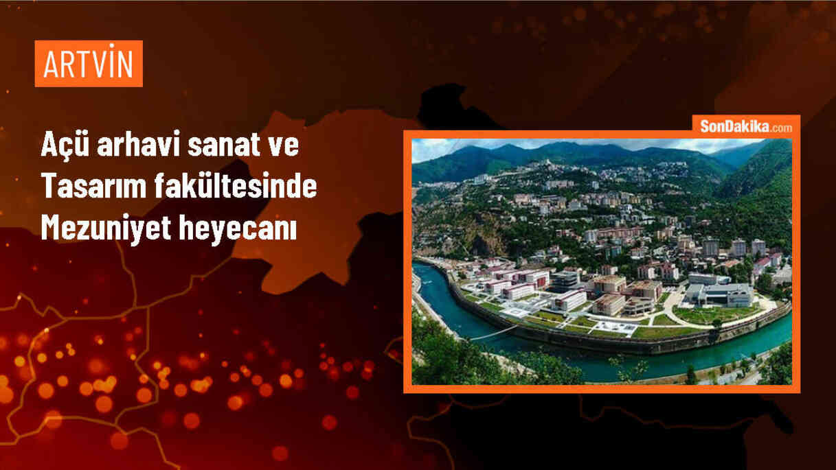 AÇÜ Arhavi Sanat ve Tasarım Fakültesi\'nde Mezuniyet Töreni