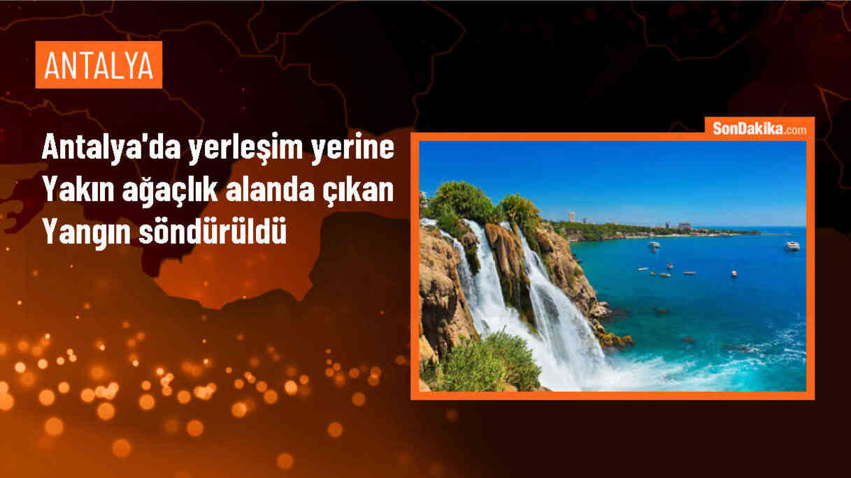 Antalya Konyaaltı\'nda çıkan yangın söndürüldü