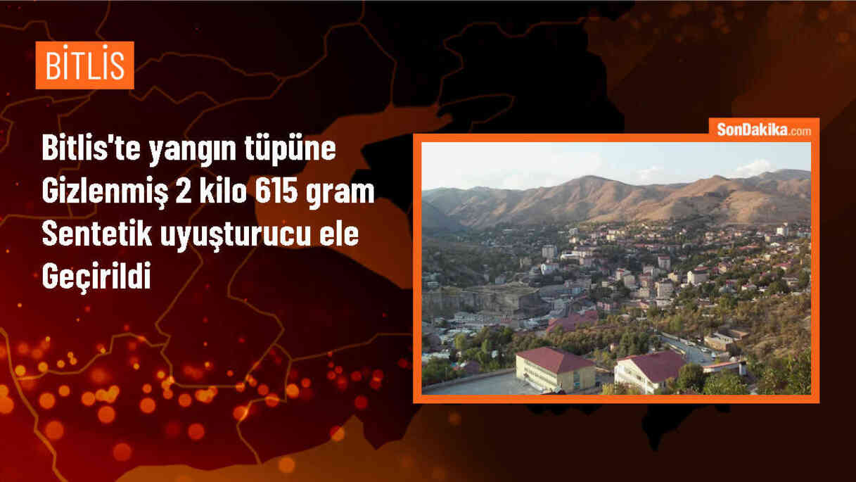 Bitlis\'te araçta yangın tüpüne gizlenmiş uyuşturucu ele geçirildi